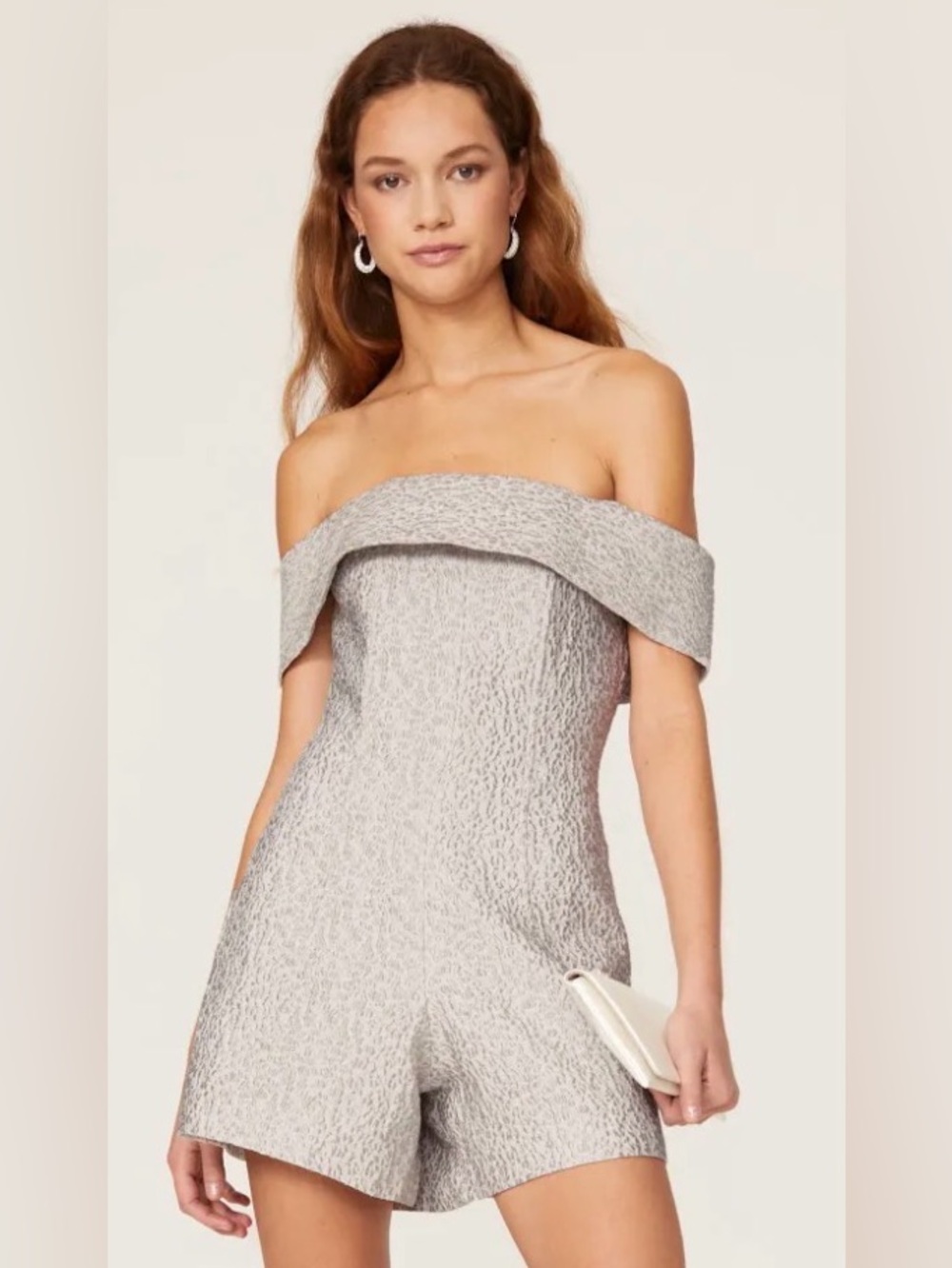 Jonathan Simkai Valerie Off The Shoulder Romper